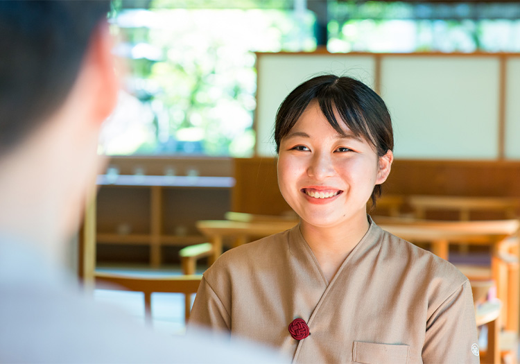 お客様が「また来たい！」と思っていただけるような宿を目指しています