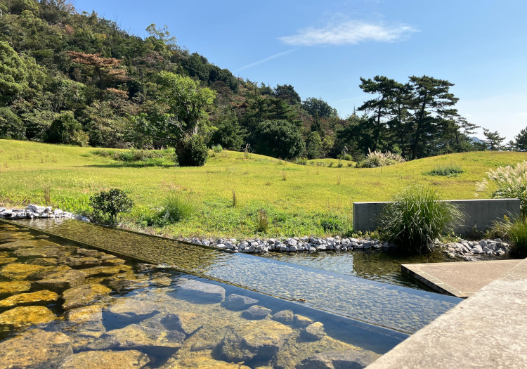 アートはもちろん、自然も沢山。どこを切り取っても絵になるような空間です。