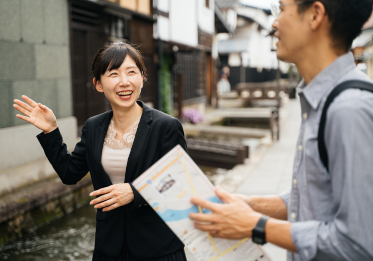 仕事を通して地域と深く関わり、地域活性化に貢献できるやりがいもあります。