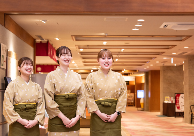 先輩として、多くの若手スタッフが活躍中の職場です！