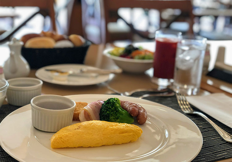 北海道産の食材をふんだんにつかった料理が特徴です