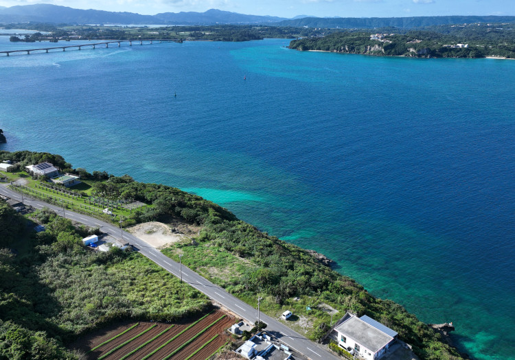 昔ながらの古民家やさとうきび畑。沖縄の原風景が今も色濃く残っています