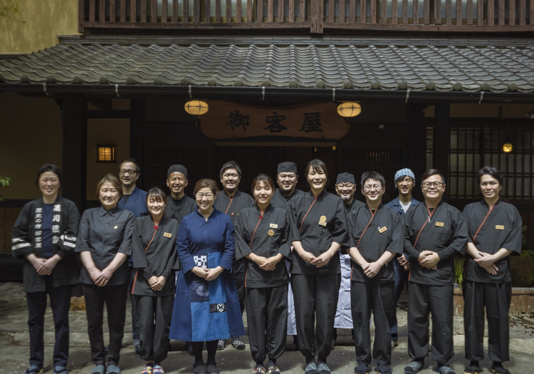 創業300年を迎えた古き良き温泉旅館。食へのこだわりは創業以来変わりません。