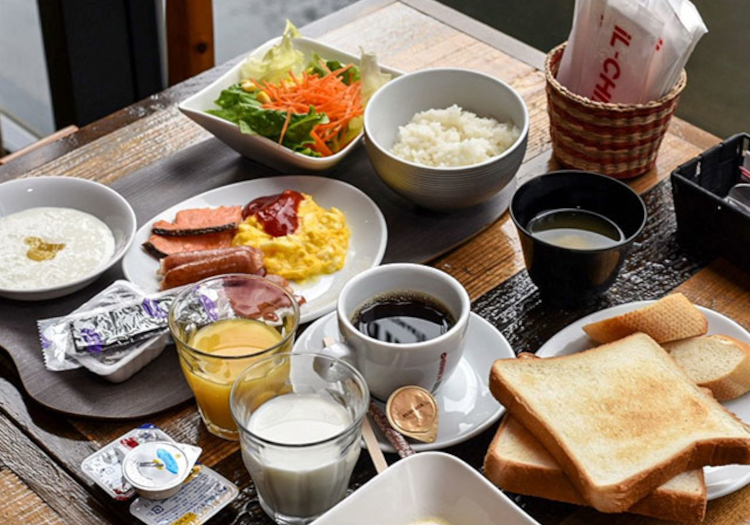 リソルホテルのレストランでは食生活の改善をお手伝いする“Eatwell Breakfast”を提案