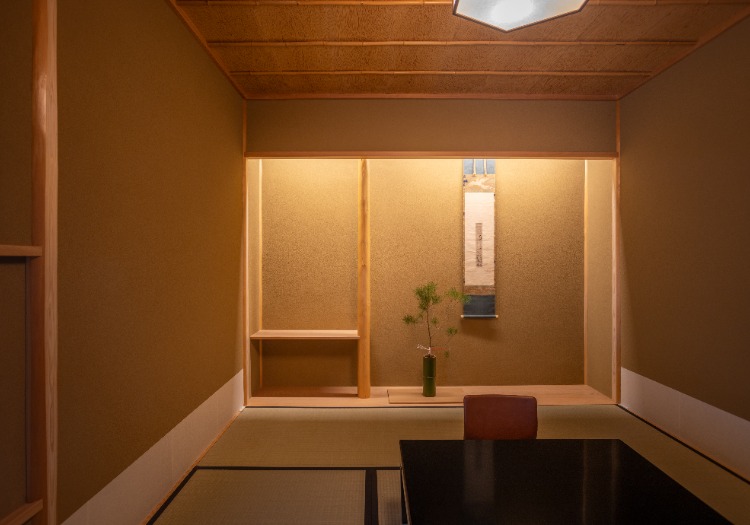 客室にも「和」のこだわり。デザインは数寄屋造の名匠が担当