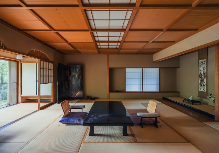 全14室離れの客室。伝統的な技法を使用し、お部屋ごとにも拘りが詰まっています