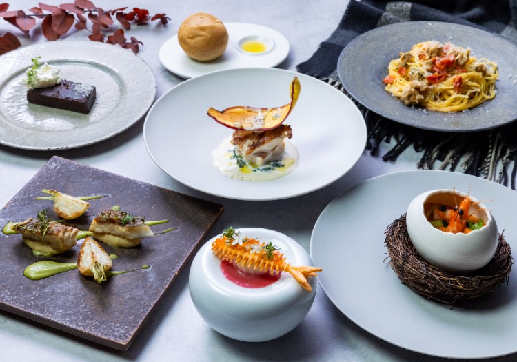 デザインにこだわった盛り付け。自由なアイデアがメニューに反映されます