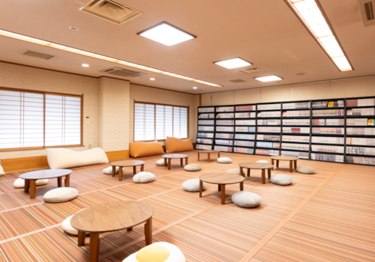 2025年12月リニューアル！リラックスできるマンガ読み放題の湯上り処を新設。