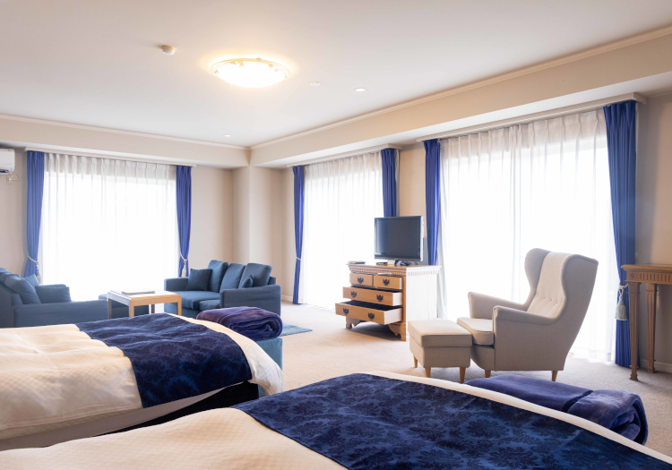 コンセプトの異なる宿泊施設で、様々なタイプのお部屋をご用意。