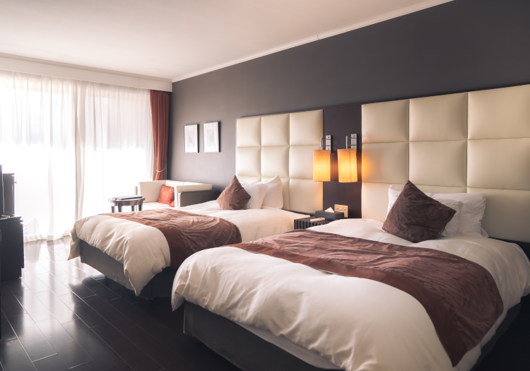 コンセプトの異なる宿泊施設で、様々なタイプのお部屋をご用意。