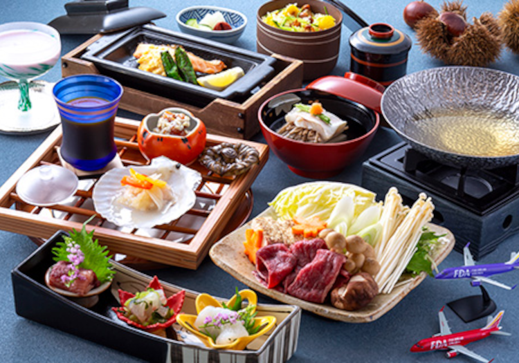 四季折々の海と山の幸を盛り込んだ、彩り豊かな会席料理を一品ずつ仕上げます。