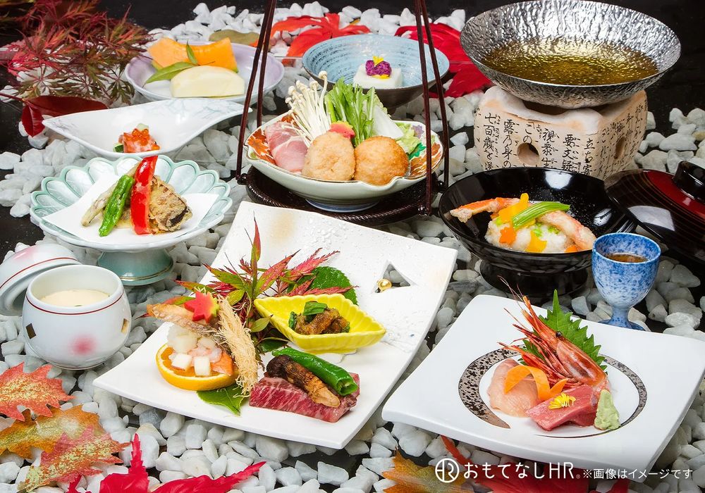 渓谷の宿　二匹の鬼 × 和食