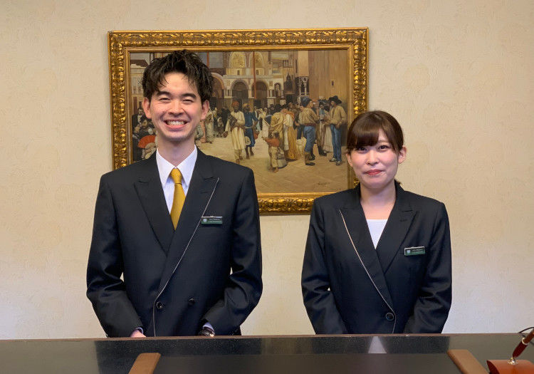 ホテル ベルリネッタ軽井沢 × フロント