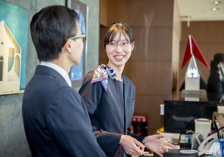 宿泊・料飲・宴会の垣根が低く、部門を越えて日常的に相談し合える職場です。