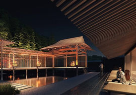京都市内のホテルとしても珍しい、敷地内に能舞台を設置予定です