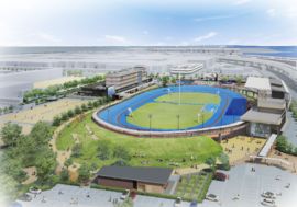 瀬戸内海の玄関口・広島港エリアに誕生。サイクリングとアーバンスポーツが融合した、開放的な空間で新しいホテル体験を。