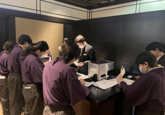 チームワークを大切にする環境。スタッフ一同、切磋琢磨しながら成長できる職場です