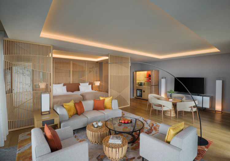 全89室すべてで最高のくつろぎをお約束！開放感満載、和を取り入れた空間が特徴です